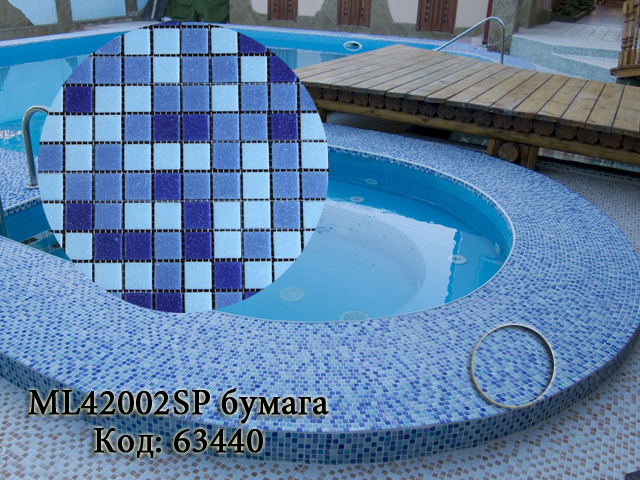 Фото в интерьере мозаики для бассейна