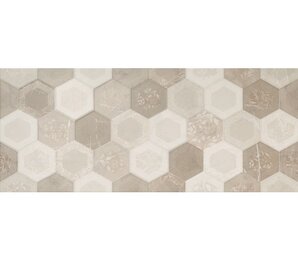 Фото 8215 Crema Relieve Rodas 33x80 Porcelanite Dos