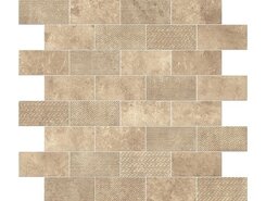 Плитка Aix Beige Minibrick Tumbled 30x30 +33416