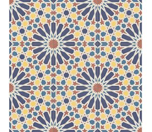 Фото Alhambra Blue Natural 59x59 Aparici