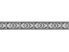 Плитка Alhambra Silver Moldura 3x29