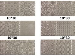 Плитка СП663 Плитка MONOPOLE ESENCIA RELIEVE GRIS BRILLO 10*30