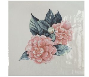 Фото СП795 Плитка ECOCERAMIC GUADIANA Flor Decor 22.3*22.3 EcoCeramic