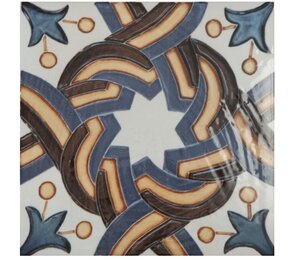 Фото СП797 Плитка ECOCERAMIC GUADIANA Geometrico Decor 22.3*22.3 EcoCeramic