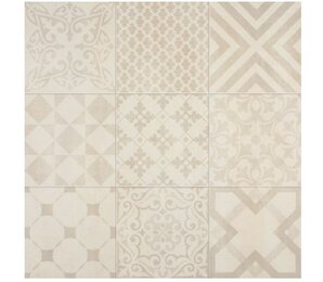 Фото KREA HIDRAULICO 01 BEIGE 59.2*59.2 P6015R Aleluia Ceramicas