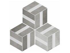 Плитка SIX Cementine Bari Grey 27x23x0,9