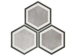 Плитка SIX Cementine Pisa Grey 27x23x0,9