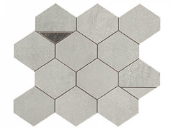 Плитка Blaze Aluminium Mosaico Nest 29x25 +32951