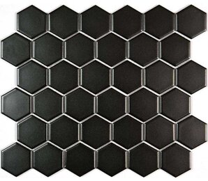 Фото Hexagon Black Glossy 51*59*8 bonum