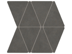 Плитка Boost Natural Coal Mosaico Rhombus 36x33 +36688