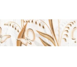 Фото Бордюр Нарцисс Лето бежевый 7x20 bereza-keramika