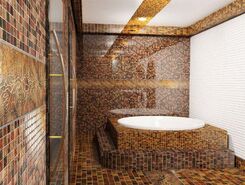 Mix glass mosaic