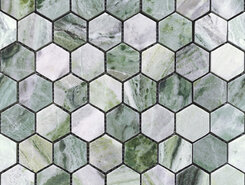 Onice Verde oliva POL hex 23x40x7