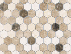 Pietra Mix 1 MAT hex 18x30x6