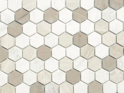 Pietra Mix 3 MAT hex 18x30x6