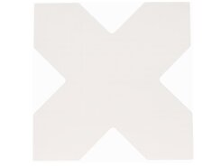 BECOLORS CROSS 13,25X13,25 WHITE