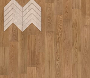 Фото Дуб Селект Прозрачное масло 12.5x47.5-60 45° lab-arte