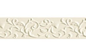 Фото СБ072 Бордюр ASCOT GLAMOURWALL GMOL20B ONYX LISTELLO BAROQUE 6,5*25 Ascot Ceramiche