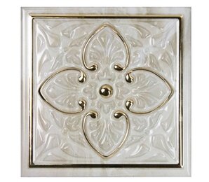 Фото СД182 Декор MONOPOLE PETRA Dec. Armonia Gold A 15*15 Monopole