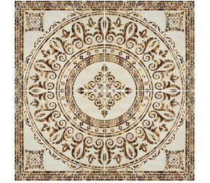 Фото Castello Tramonte Roseton Beige 60x60x4 infinity-ceramic