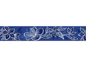 Фото Бордюр 50.5x6.2 ELISSA BLU FIORE Керлайф