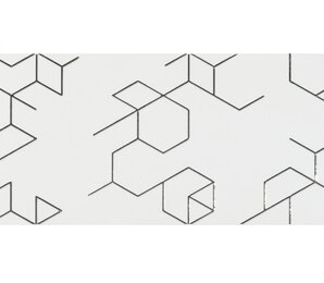 Фото Dec. Polygon blanco 25x65 Azulev