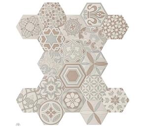 Фото DEC. VODEVIL IVORY 17.50x17.50 Cifre Ceramica