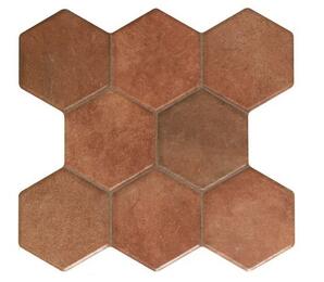 Фото Pav. HEXAGONAL CASTILLA MARRON 37.2x38.8 Navarti