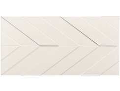 Плитка 4D Chevron White Matt Rett 40х80