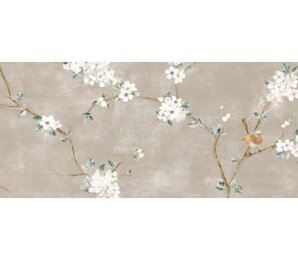 Фото RA2C Mixed Rosa Decoro Fiori di Pesco B Rett. 40x120 Ragno