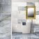 Decor Solitaire Rosone Pav. Gold- Grey Lapp/Rett 60x60 фото4