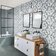 RA6M Vida Struttura Foglia 3D Rosa Rett 30x90 фото8