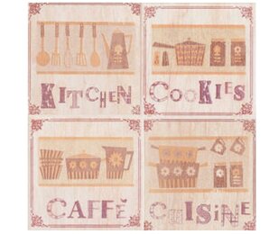 Фото Декор Decoro Cuisine A+B+C+D (комп/4шт) 10х10 Alta