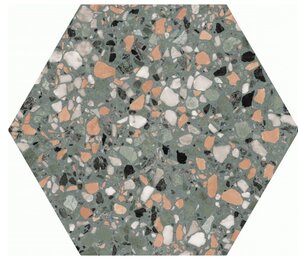 Фото Terrazzo Teal 32x36.8 wow1