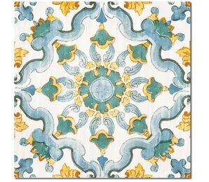 Фото 3290P CALTAGIRONE 33,3x33,3 BLU Savoia Ceramiche