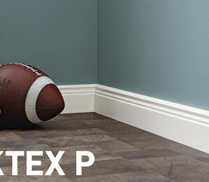 Фото Плинтус Ktex P ( 2400*80*18 мм) белый kronotex