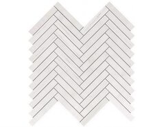 Marvel Bianco Dolomite Herringbone Wall 30x30 +25452