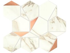 Marvel Calacatta Imperiale Gold Hex Shiny 25x29 +34826