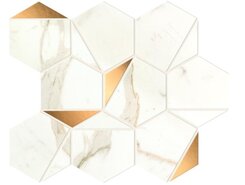 Marvel Calacatta Prestigio Gold Hex Shiny 25x29 +34824