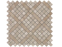 Плитка Marvel Travertino Silver Diagonal Mosaic 30x30 +19710