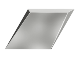 Плитка Evoke Drop Silver Glossy 15x25.9