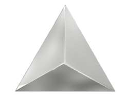 Плитка Evoke Level Silver Laser Glossy 15x17