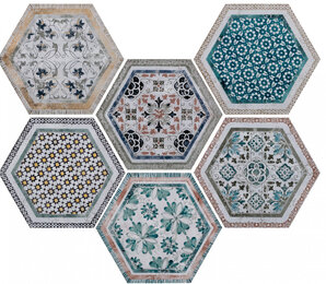 Фото Fuoritono Esagona Fuorimaiolica S/6 24x27.7 Cir
