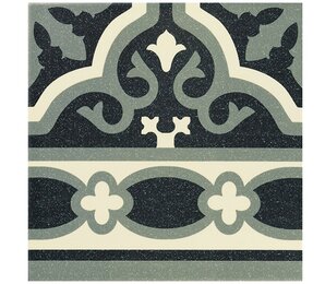 Фото Cenefa Florentine Black 20x20 Mainzu (восток)