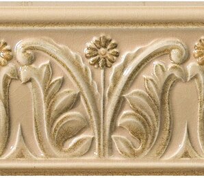 Фото Rialto Crema List. Floreale Pain. 12x15 Vallelunga