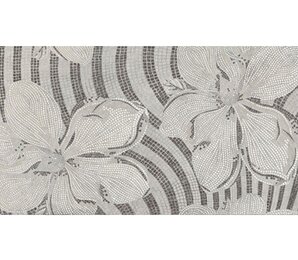 Фото Gems Decor Flower Silver 60x120 Lapp/Rett 60x120 Brennero Ceramiche