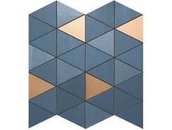 MEK Blue Mosaico Diamond Gold Wall 30x30 +26217