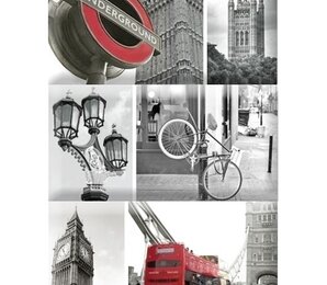 Фото Monocolor Composicion London Calling D 15х22 Absolut Keramika