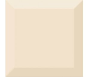 Фото Monocolor Crema Biselado Brillo 10x10 Absolut Keramika