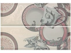 Плитка Декор Set (2) Delpha Rosa/Gris 20*60 (отпуск.компл. 2 шт)